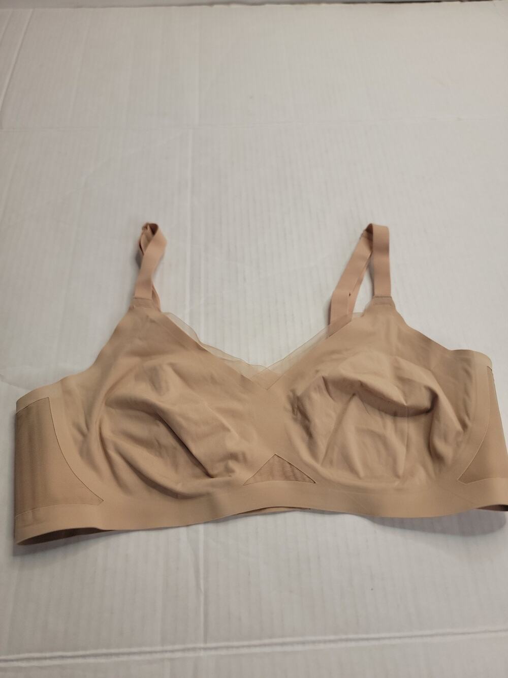 HoneyLove CrossOver Bra Wireless Seamless Tan Size 1X LWBRO302